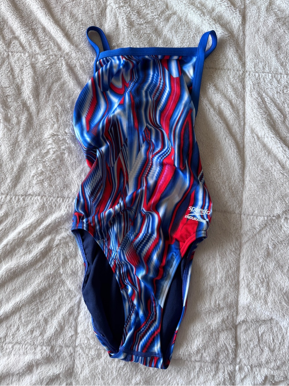 Like New SPEEDO Endurance+ Women's Liquid Velocity Flyback Swimsuit - Sz 26